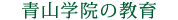 青山学院の教育