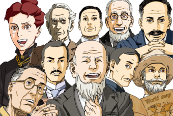 それぞれの人物より作成したキービジュアル